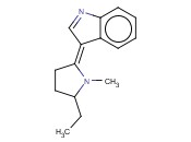 3H-吲哚,3-(5-乙基-1-<span class='lighter'>甲基</span>-2-<span class='lighter'>吡咯烷</span>亚基)-