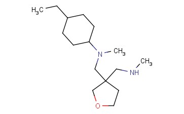 4-ETHYL-N-METHYL-N-((3-[(METHYLAMINO)METHYL]OXOLAN-3-YL)METHYL)CYCLOHEXAN-1-AMINE