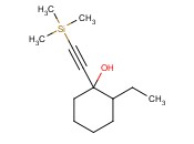 2-ETHYL-1-((TRIMETHYLSILYL)<span class='lighter'>ETHYNYL</span>)<span class='lighter'>CYCLOHEXANOL</span>