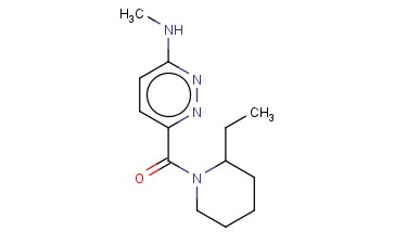 6-[(2-ETHYLPIPERIDIN-1-YL)CARBONYL]-N-METHYLPYRIDAZIN-3-AMINE