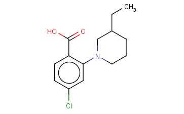 4-CHLORO-2-(3-ETHYLPIPERIDIN-1-YL)BENZOIC ACID