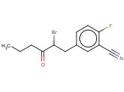 5-(2-BROMO-3-OXOHEXYL)-<span class='lighter'>2-FLUOROBENZONITRILE</span>