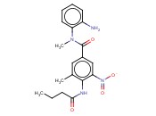 BENZAMIDE, N-(2-AMINOPHENYL)-N,3-DIMETHYL-5-NITRO-4-[(1-OXOBUTYL)AMINO]-