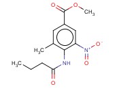 4-丁酰胺基-3-甲基-5-硝基苯甲酸甲酯