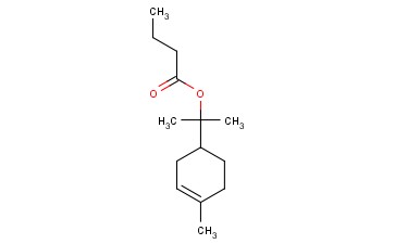 1-甲基-1-(4-甲基-3-<span class='lighter'>环</span><span class='lighter'>己烯</span>-1-<span class='lighter'>基</span>)乙醇丁酸<span class='lighter'>酯</span>