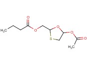 (5-ACETOXY-1,3-OXATHIOLAN-2-YL)METHYL <span class='lighter'>BUTYRATE</span>