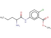 METHYL 5-(2-AMINOPENTANAMIDO)-<span class='lighter'>2-CHLOROBENZOATE</span>