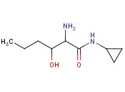 HEXANAMIDE, 2-AMINO-N-CYCLOPROPYL-3-HYDROXY-