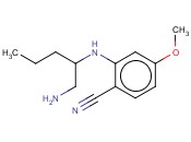 2-[(1-AMINOPENTAN-2-YL)AMINO]-<span class='lighter'>4-METHOXYBENZONITRILE</span>