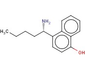 4-((1S)-1-AMINOPENTYL)<span class='lighter'>NAPHTHOL</span>