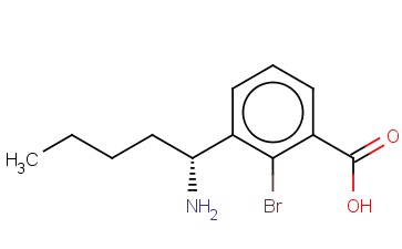 3-((1R)-1-AMINOPENTYL)-<span class='lighter'>2-BROMOBENZOIC</span> ACID
