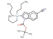 TERT-BUTYL 5-CYANO-2-(TRIBUTYLSTANNYL)-1H-INDOLE-1-CARBOXYLATE