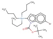 TERT-BUTYL 6-BROMO-2-(TRIBUTYLSTANNYL)-1H-INDOLE-1-CARBOXYLATE