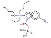 TERT-BUTYL 6-CYANO-2-(TRIBUTYLSTANNYL)-1H-INDOLE-1-CARBOXYLATE