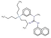 GUANIDINE, N-METHYL-N'-1-NAPHTHALENYL-N-[3-(TRIBUTYLSTANNYL)PHENYL]-