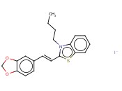 2-[(E)-2-(1,3-BENZODIOXOL-5-YL)VINYL]-3-BUTYL-1,3-BENZOTHIAZOL-3-IUM IODIDE