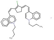 1-BUTYL-4-((Z)-2-((3E)-3-[(2E)-2-(1-BUTYLQUINOLIN-4(1H)-YLIDENE)ETHYLIDENE]-2-CHLOROCYCLOPENT-1-EN-1-YL)VINYL)QUINOLINIUM IODIDE
