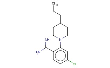 4-CHLORO-2-(4-PROPYLPIPERIDIN-1-YL)BENZENE-1-CARBOXIMIDAMIDE