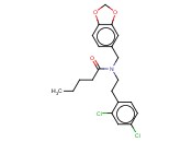 N-(1,3-BENZODIOXOL-5-YLMETHYL)-N-[2-(2,4-DICHLOROPHENYL)ETHYL]-PENTANAMIDE