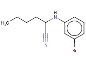 2-[(<span class='lighter'>3-BROMOPHENYL</span>)AMINO]HEXANENITRILE