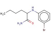2-[(<span class='lighter'>3-BROMOPHENYL</span>)AMINO]HEXANAMIDE