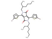 3,6-双(5-溴-2-<span class='lighter'>噻吩</span><span class='lighter'>基</span>)-2,5-双(2-乙基<span class='lighter'>己</span><span class='lighter'>基</span>)-2,5-二氢吡咯并[3,4-c]吡咯-1,4-二酮