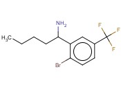 1-[2-BROMO-5-(TRIFLUOROMETHYL)PHENYL]PENTYLAMINE