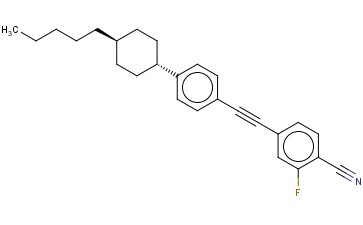 4-(反式-4-戊基环己基苯乙炔)-2-<span class='lighter'>氟</span><span class='lighter'>苯</span><span class='lighter'>腈</span>