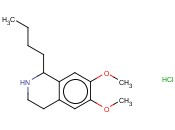 1-丁基-6,7-二甲氧基-1,2,3,4-四氢<span class='lighter'>异</span>喹啉<span class='lighter'>盐酸盐</span>