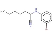2-[(<span class='lighter'>3-BROMOPHENYL</span>)AMINO]HEPTANENITRILE