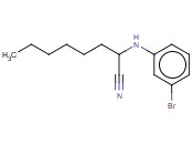 2-[(<span class='lighter'>3-BROMOPHENYL</span>)AMINO]OCTANENITRILE