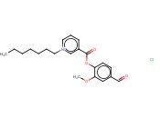 PYRIDINIUM, 1-HEPTYL-3-((4-FORMYL-2-METHOXYPHENOXY)CARBONYL)-, CHLORIDE