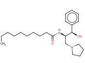 N-[(1R,2R)-2-羟基-2-苯基-1-(1-<span class='lighter'>吡咯烷</span><span class='lighter'>甲基</span>)乙基]-癸酰胺