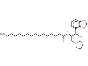 N-[(1R,2R)-2-(1,3-苯并二噁唑-5-基)-2-羟基-1-(<span class='lighter'>吡咯烷</span>-1-基<span class='lighter'>甲基</span>)乙基]十六<span class='lighter'>烷</span>酰胺