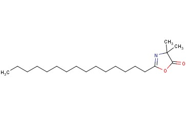 <span class='lighter'>2-PENTADECYL-4,4-DIMETHYL-2-OXAZOLIN-5-ONE</span>