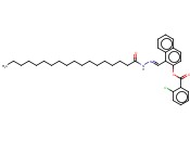 1-(2-STEAROYLCARBOHYDRAZONOYL)-2-NAPHTHYL <span class='lighter'>2-CHLOROBENZOATE</span>