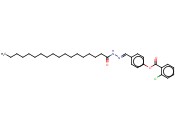 4-(2-STEAROYLCARBOHYDRAZONOYL)PHENYL <span class='lighter'>2-CHLOROBENZOATE</span>