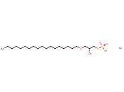 1-O-OCTADECYL-2-HYDROXY-SN-GLYCERO-3-PHOSPHATE, MONOSODIUM SALT