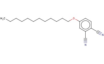 4-十二烷氧基邻<span class='lighter'>苯</span>二<span class='lighter'>甲</span><span class='lighter'>腈</span>