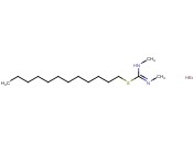 DODECYL N,N'-DIMETHYLCARBAMIMIDOTHIOATE <span class='lighter'>HYDROBROMIDE</span>