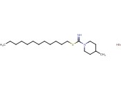 1-(DODECYLSULFANYL)CARBOXIMIDOYL-4-METHYLPIPERIDINE <span class='lighter'>HYDROBROMIDE</span>