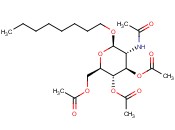 <span class='lighter'>正</span><span class='lighter'>辛基</span> 2-乙酰氨基-3,4,6-O-三乙酰基-2-脱氧-beta-D-吡喃葡萄糖苷