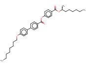 (S)-4-[(1-甲基庚氧基)羰基]<span class='lighter'>苯基</span>-4'-辛氧基-4-<span class='lighter'>联苯基</span><span class='lighter'>羧酸</span>酯