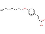 4-(庚氧基)<span class='lighter'>肉桂酸</span>