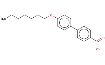 4-(HEPTYLOXY)-4'-<span class='lighter'>BIPHENYLCARBOXYLIC</span> ACID