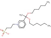 3-[3-(1,1-BISHEXYLOXYETHYL)PYRIDIN-1-YL]PROPANE-1-SULFONATE