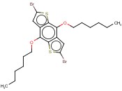 2,6-二<span class='lighter'>溴</span>-4,8-双(己氧基)-<span class='lighter'>苯</span><span class='lighter'>并</span>[1,2-b:4,5-b']二<span class='lighter'>噻吩</span>
