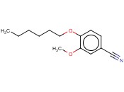6-N-HEXYLOXY-3-<span class='lighter'>METHOXYBENZONITRILE</span>