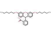 2-(3,6-DIHEXYLOXYXANTHEN-9-YL)BENZOIC ACID