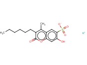 3-N-HEXYL-7-HYDROXY-4-METHYL-COUMARINYL-6-SULFONIC ACID POTASSIUM SALT